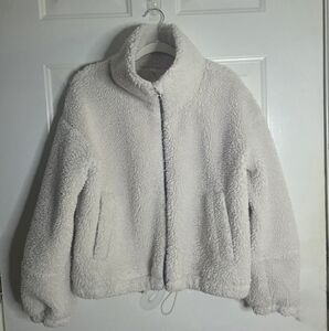 Lululemon Sherpa Zip Up Jacket Size 8